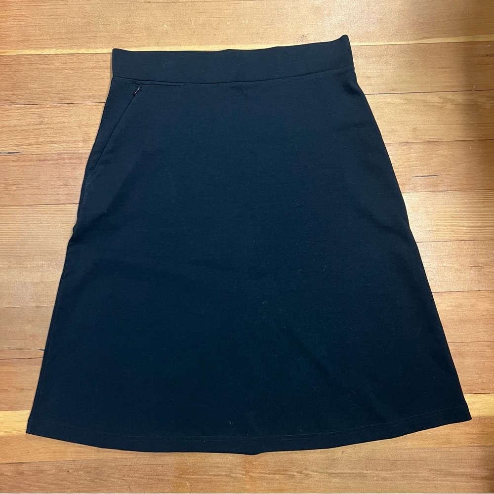 Woolrich Midi A-line Black skirt